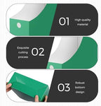 Jutom 48 Sets Cardboard Magazine Holders with Labels for School,Green - Image 5
