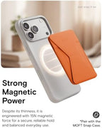 MOFT Magnetic Wallet Stand with Apple Find My, Compatible with iPhone 17/16/15/14/13/12 Series, Angle Adjustment & Magsafe Compatible MOVAS Phone Stand, Terracotta - Image 5