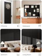 Bumusty 48"x 36" Large Felt Bulletin Board Tiles, Black - Image 6
