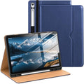 DTTO Leather Case for Galaxy Tab S10 Lite / S10 FE / S9 FE, Navy Blue by DTTO