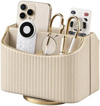 360°Rotating Remote Control Holder, Pencil Pen Holder for Desk,Remote Caddy by PUSU