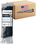 Kable Kontrol Made in USA Cable Ties, 14 Inch 5000 Pcs, 50 Lbs Test – Black by KABLEKONTROL%C2%AE