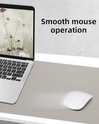 AFIING Leather Desk Pad Protector,55" x 17" Office Desk Mat, Large Mouse Pad, Non-Slip PU Leather Desk Blotter, Laptop Desk Pad, Waterproof Desk Writing Pad for Office and Home (Light Grey) - Image 5
