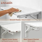 Folding Shelf Wall Mounted for Small Space, - Image 4