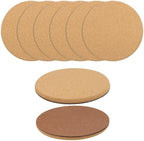PATIKIL Cork Plant Coasters 8 Inch, 6 Pcs Absorbent Cork Plant Mats Thicken Cork Trivets for House Plants Indoor Outdoor Flower Pots,Drinks,DIY Craft by PATIKIL