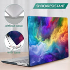 Mektron Case for 13.5" Microsoft Surface Laptop 5/4/3 with Metal Palm Rest Model 1951/1868, 2019/2021/2022 Release Plastic Hard Shell Cover with Screen Protector + Keyboard Cover, Rainbow Cosmic - Image 6