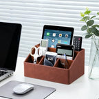Desk Organizer Caddy Nightstand Organizer Desk Caddy Remote Holder - Image 5