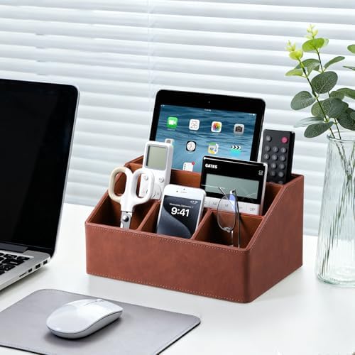 Desk Organizer Caddy Nightstand Organizer Desk Caddy Remote Holder - Image 5
