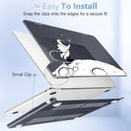 May Chen for M5 MacBook Air 13.6 Inch Case 2026 2025 2024-2022 Release M5 A3449 M4 A3240 M3 A3113 M2 A2681, Plastic Hard Shell Case for MacBook Air 13.6" with Retina Display, Cute Astronaut - Image 6