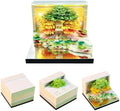 3D Time Piece Calendar 2027 With 52 Weekly Calendars, 3D memo pad tear away calendar 2027, Artsy Pads Suitable for Room and Office Desktop Decoration, Gift Giving (Green Tree) by Unknown