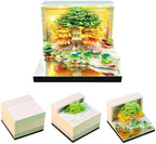 3D Time Piece Calendar 2027 With 52 Weekly Calendars, 3D memo pad tear away calendar 2027, Artsy Pads Suitable for Room and Office Desktop Decoration, Gift Giving (Green Tree) by Unknown