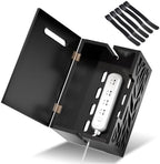 Large Cable Management Box, Cord Hider for Power Strip, Black by CILXGQLN