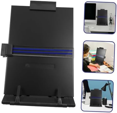 Holibanna Adjustable Folding Reading Stand Document Holder for Students Hands Copy Holder for Books Magazines and Documents - Image 3