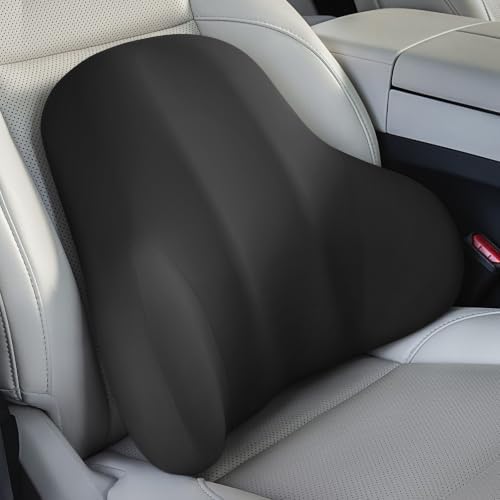 BABUR Car Lumbar Support Pillow Memory Foam Back Cushion for Driver Seat by BABUR