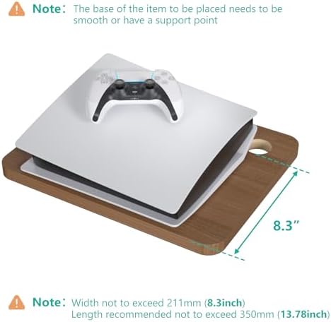 WALI 2 Tier Floating TV Wall Shelf for Projector, DVD Player - Image 2