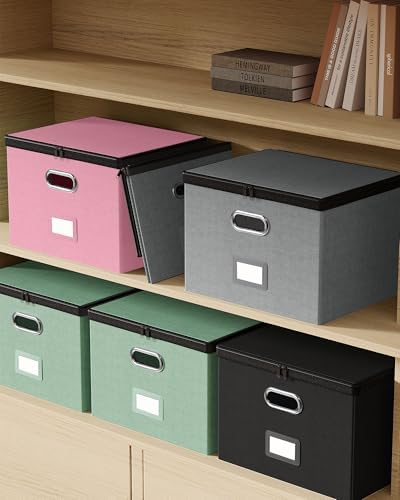 Oterri File Box Large 2-Pack Hanging Organizer for Letter/Legal-Size Folder - Image 6