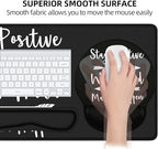 Large Desk Mat, Mouse Pad with Wrist Support, Keyboard Wrist Rest Set - Image 4
