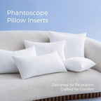 Phantoscope 16x26 Throw Pillow Insert, Lumbar Support Pillow for Couch Bed - Image 4