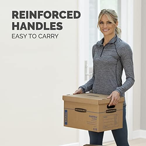 Bankers Box 15-Pack Small Classic Moving Boxes with Reinforced Handles - Image 5