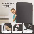 DECOLAB Room Divider Panel, Standing Privacy Partition Wall 29"x65", Iron - Image 4