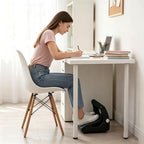Foot Rest for Under Desk at Work, Non-Slip Wooden Under Desk Footrest, Ergonomic Foot Stools for Office Home (Black B, OneSize) - Image 6