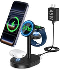 25W Mag-Safe Charger 3 in 1 Charging Station for iPhone Apple Watch AirPods by Hevanto