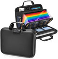 Fireproof Document Box with Lock, Hard case Fireproof File Organizer with 13 Pocket Accordion File Folders, Portable Safe Box by Unknown