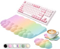 Sushret Cloud Wrist Rest with Keyboard Stand, Keyboard Riser with Wrist Pad by Sushret