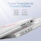 May Chen for 2026 MacBook Pro 14-inch M5 M4 M3 M2 M1 Pro/Max Chip, Release 2026 2025-2021, Model A3427 A3426 A3434 A3112 A3401 A3185, Plastic Hard Shell with Keyboard Cover, Star Bow - Image 3