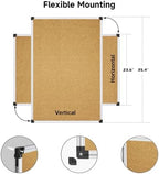XBoard 36 x 24 Inches Cork Bulletin Notice Board (Pack of 2) - Image 3