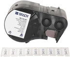 Brady StainerBondz™ Polyester Pre-Sized Labels for Label Printer BMP51/BMP53/M511-320 Self Adhesive Printer Labels - Black on White (25,40 mm (W) x 9,53 mm (H)) - M5-195-481 by BradyCorp