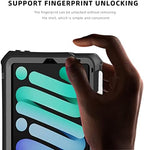 IP68 Waterproof Case Compatible with iPad mini (A17 Pro 7th Gen) 8.3'' 2024/ Mini 6 w/Pencil Holder Kickstand Shock-Dust-Proof Full-Sealing Cover Compatible with Magic Keyboard A2993 A2995 - Image 5