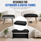 88 Key Keyboard Cover for Kawai ES520 2020-2026, Stretchy Dust Cover with Adjustable Cord for Digital Piano, Electric Keyboard, Studio and Daily Practice - Image 5