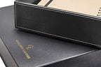 Gallaway Leather Letter Tray Organizer - PU Leather Desk Tray, Perfect for Office Organization, Document Holder Fits A4 Paper, Stackable Drawers for Extra Storage (Black) - Image 6