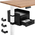 Under Desk Drawer for Standing Desk, No Drill, 30 lb, Desk Leg Mounted by TOPSKY