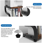 PUNCIA 2 Tier Wood Printer Stand with Storage Heavy Duty Desktop Shelf - Image 4