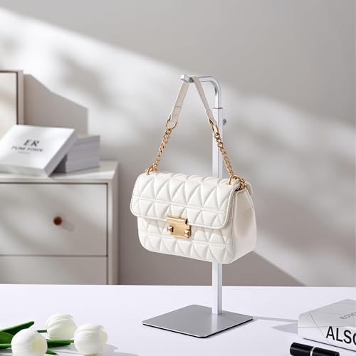 3-Pack Adjustable Tabletop Purse & Banner Display Stands, Silver - Image 6