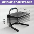 Liquid Stands Ergonomic Guitar Foot Stool Under Desk for Kids - Height Adjustable Elevated Piano Foot Rest- Piano Foot Rest for Beginners - Enhance Comfort and Improve Posture for Long Sessions - Image 2