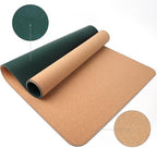 Large Cork Office Desk Mat, Dual-Sided Cork Leather Mouse and Keyboard Pad, Non-Slip Easy Clean Home Computer Mat Accessories(DarkBlue,140x60cm) - Image 2