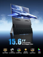 Laptop Screen Extender 15.6" FHD 1080P IPS Portable Monitor Above Laptop - Image 3