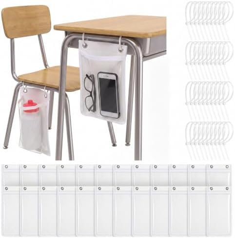 24 Pcs Water Bottle Holder for Classroom Desk Chair by Unknown