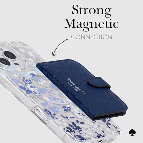 kate spade new york Morgan Magnetic Card Holder/Wallet - Navy - Image 6