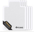 Plastic Office Chair Mat for Carpeted Floors, Heavy Duty Floor Mat,Eco-Friendly Series Studded Carpet Desk Chair Mats-36'' x 48'' (36 inches X 48 inches x 4 pc) by Sillamate