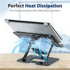 Ergonomic Foldable 2-in-1 Laptop Stand with Phone Holder - Image 5