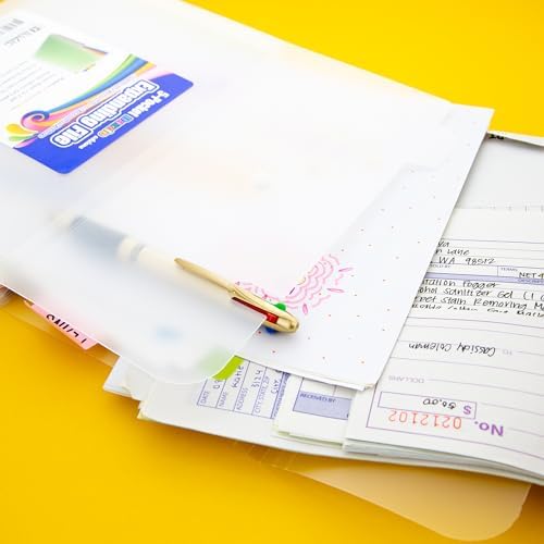 BAZIC Products 5-Pocket Poly Expanding File, Letter Size, 4-Pack - Image 5