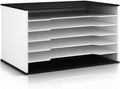 6-Tier Construction Paper Organizer, 12x18 11x17 Storage, Black White by DL+Davis+Lorence