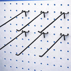 Pack of 50 Heavy Duty Pegboard Hooks – 4 Inches Metal Peg Board Shelving Hook – Black Pegboard Display Hooks for Garage Storage & Retail Store Fixtures - Image 6