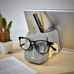I'm Wood Multipurpose Eyeglass Phone Pen & Pencil Holder Stand Stationery Desk Organizer Accessories, For Home Office Desktop Decor Birthday Graduation Gifts “Dream Big Aim High” (Cat) - Image 4