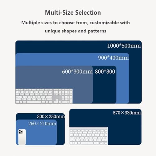 Game Mouse Pad Gaming Laptop Pad-Anime Desk Mat-Anime Mousepad-Gaming Mouse Pad PC Keyboard Waterproof and Non-Slip(GAOD-08,800x300mm) - Image 2