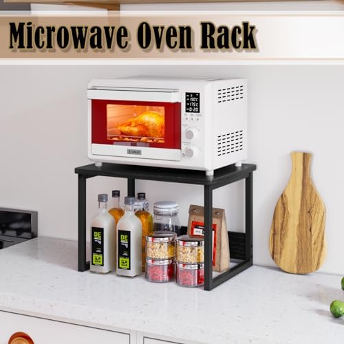 MARTY Countertop Organizer,17.1"x12.4", Cabinet Organizer Microwave Stand - Image 2